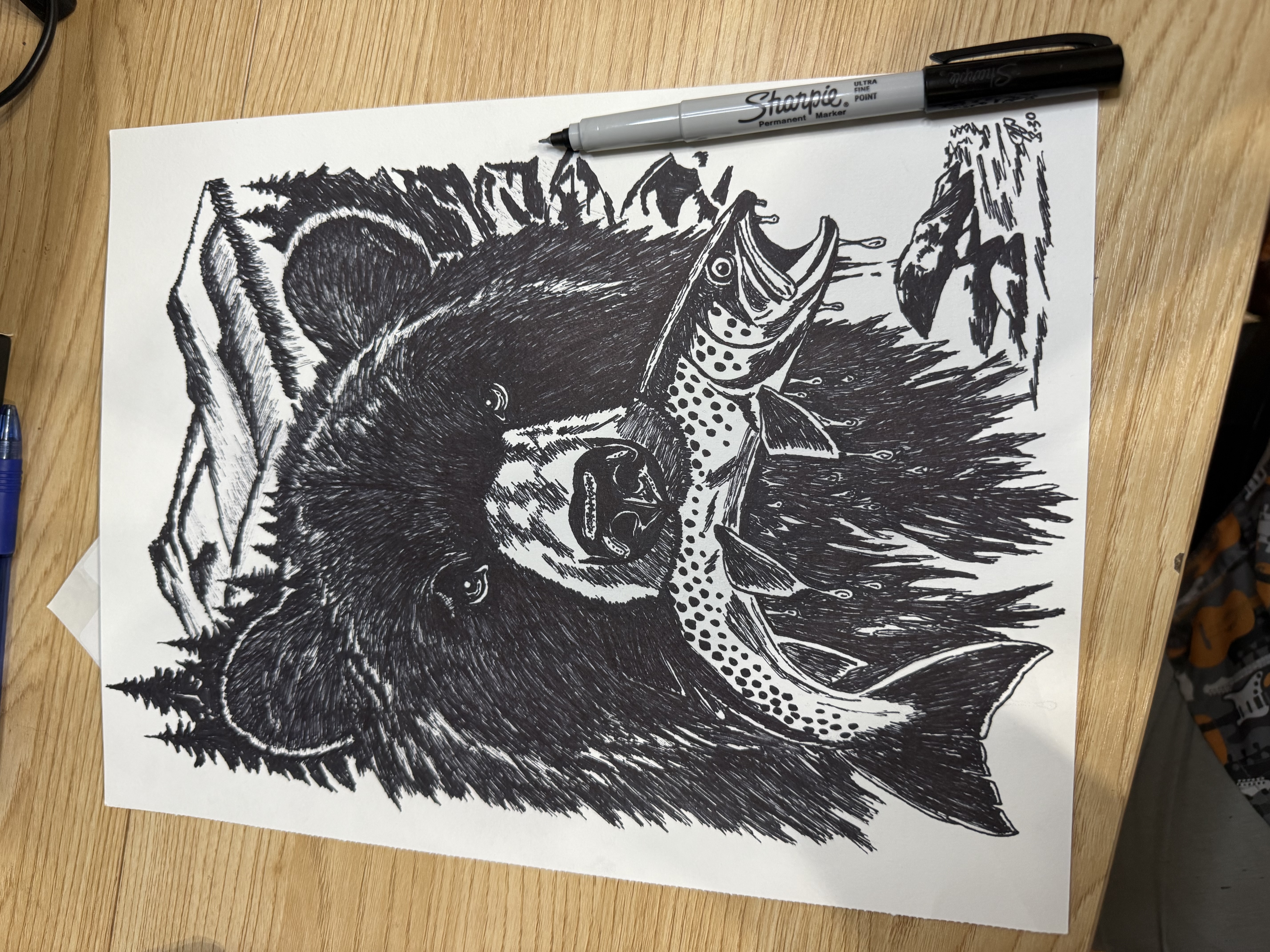 The Catch - Original Print